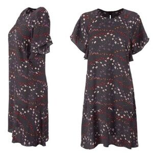 Cabi 3828 Muse Floral Print Dress Size Medium